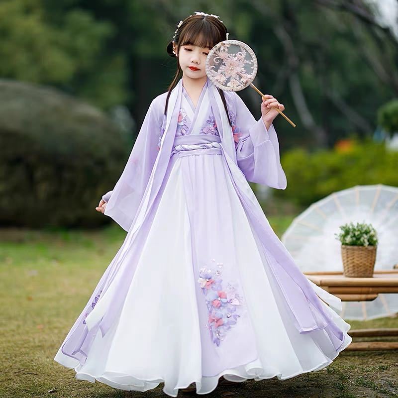 23  Hàng Mới Về Đầm Hán Phục Trung Hoa Cổ Điển Món Siêu Dài Cho Bé Gái