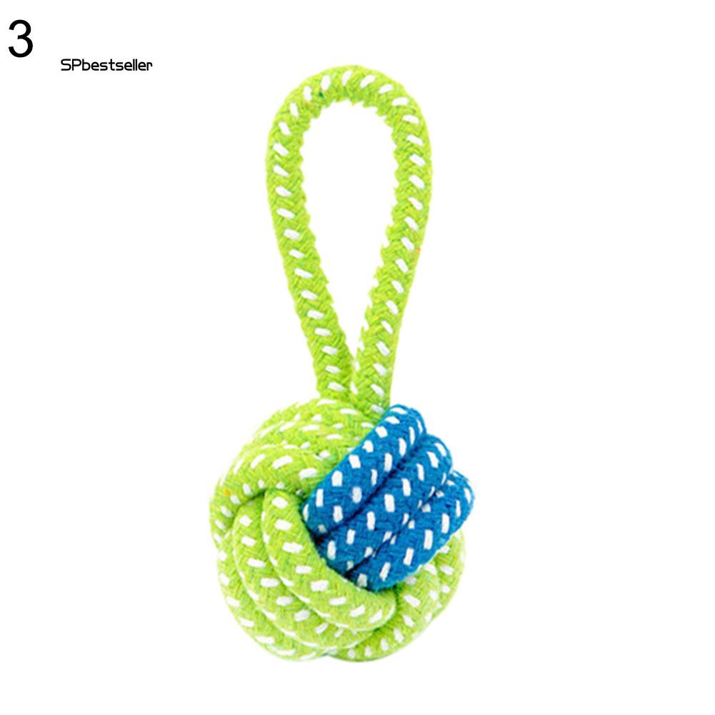 Đồ chơi dây thừng cotton gặm làm sạch răng cho thú cưng