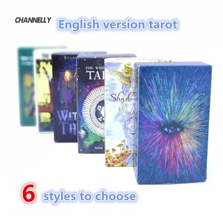 Bộ bài bói Tarot Cy Shadow/Witch/Wild/Rider phiên bản tiếng Anh