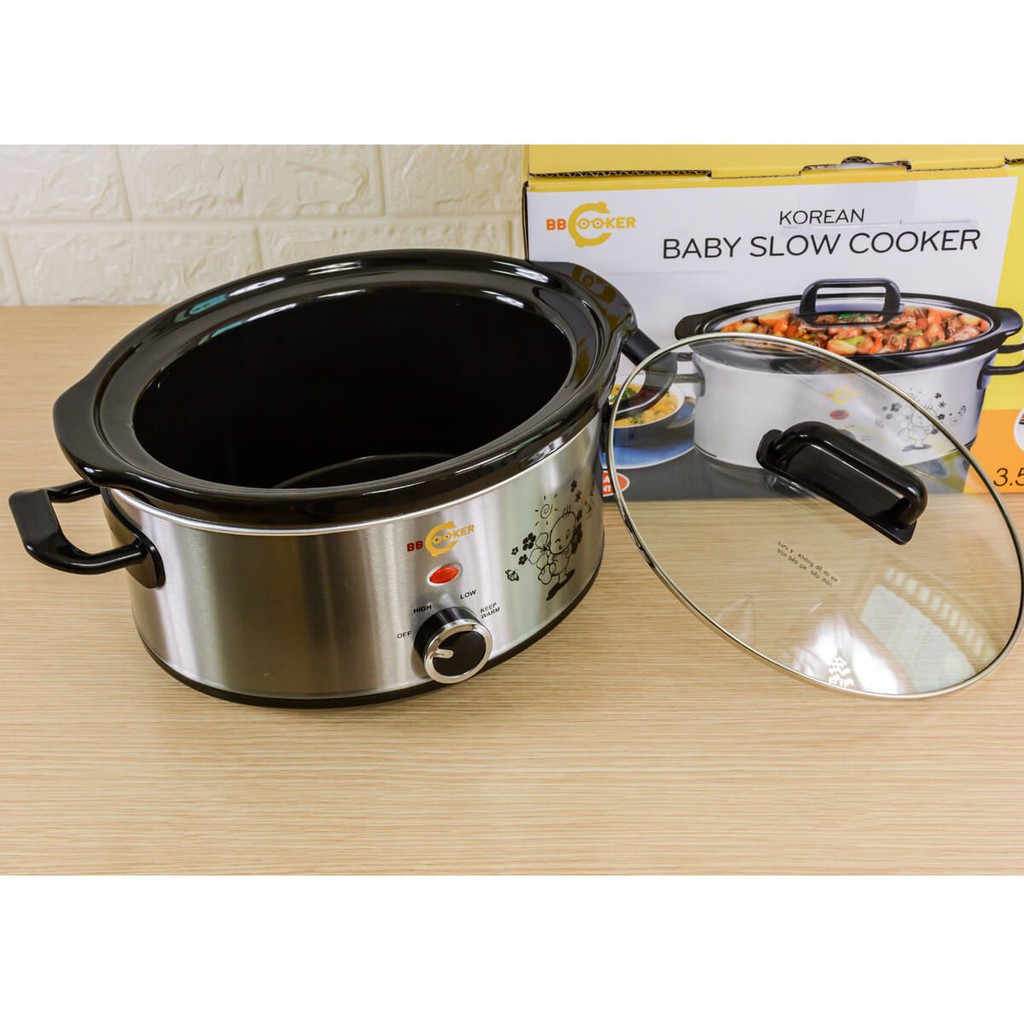 Nồi hầm chậm nấu cháo, kho cá BBcooker dung tích 3.5L BS35