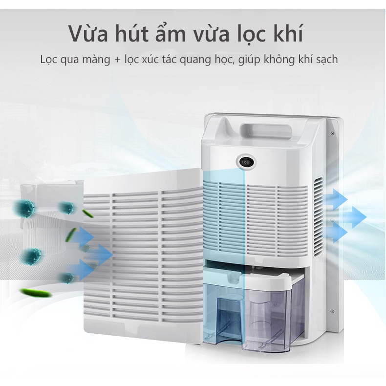 Máy hút ẩm không khí gia dụng phòng khách công suất lớn hút ẩm lọc ẩm lọc khí