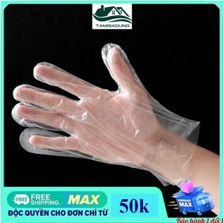 Mua Găng Tay Nilon Loại Dày Dai Bền Dùng 1 Lần Tiện Lợi Hợp Vệ Sinh Hộp 100 Chiếc