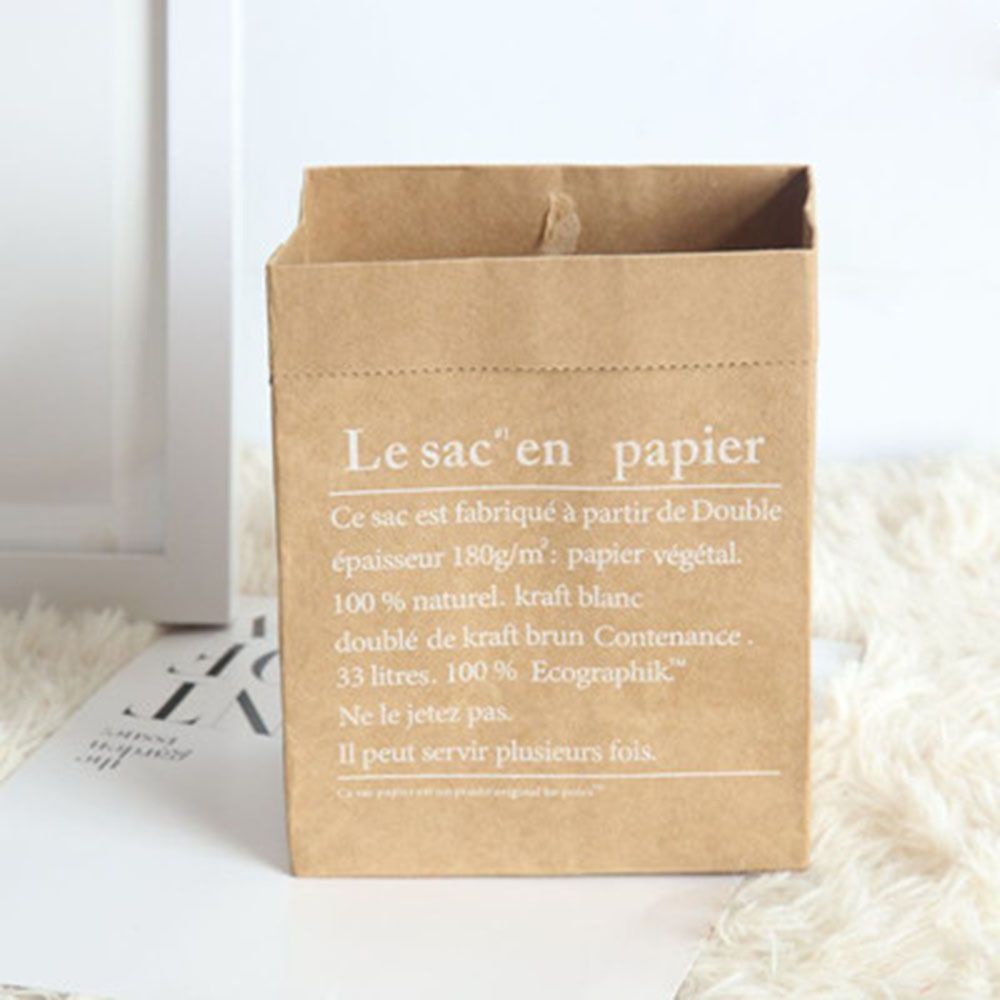 Giỏ giấy hai lớp dùng đựng đồ dùng phong cách Bắc Âu