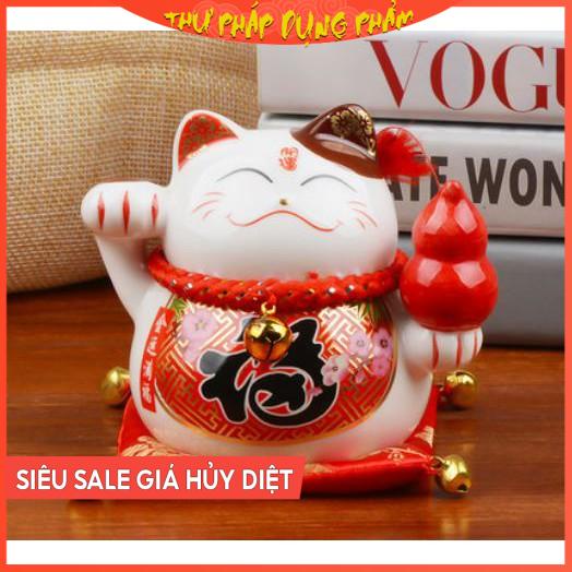 Mèo Thần Tài trang trí phong thuỷ