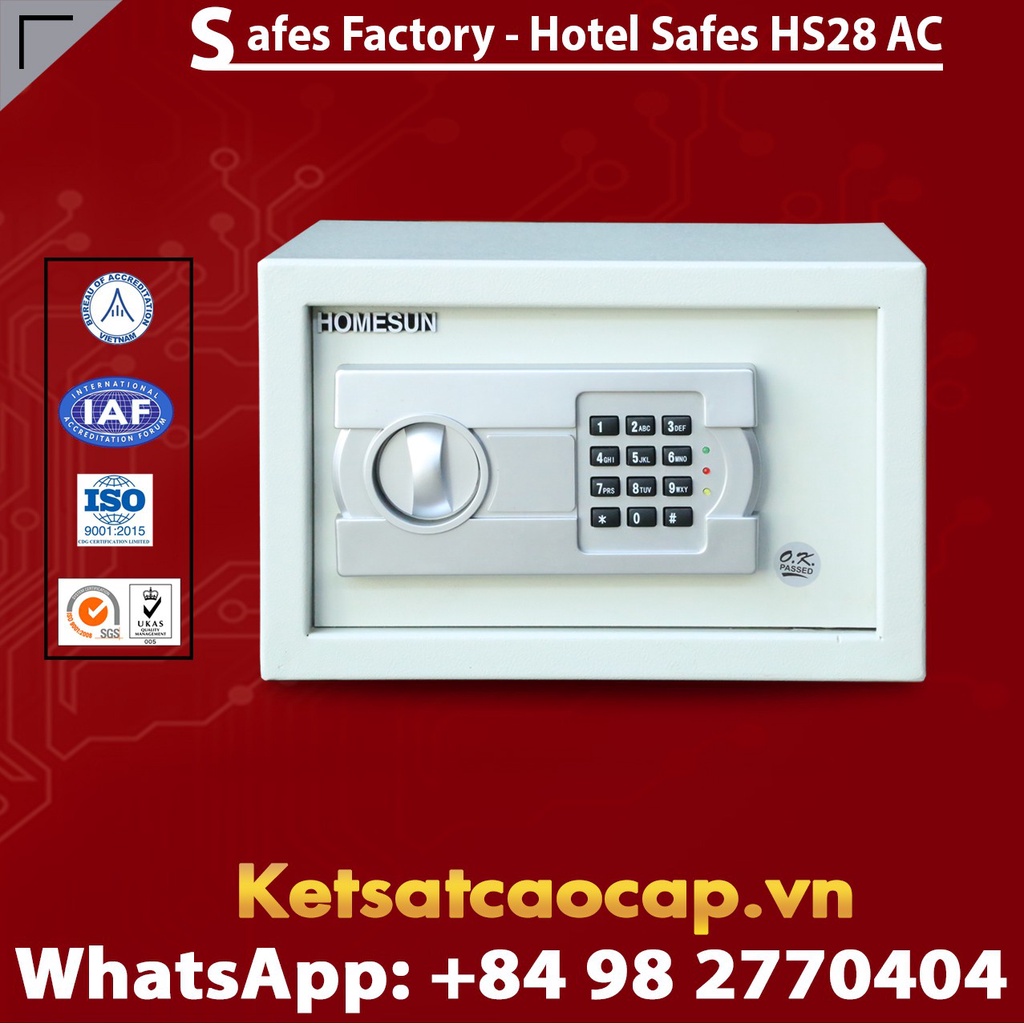 Két Sắt Khách Sạn Hotel Safes HOMESUN HS28 AC