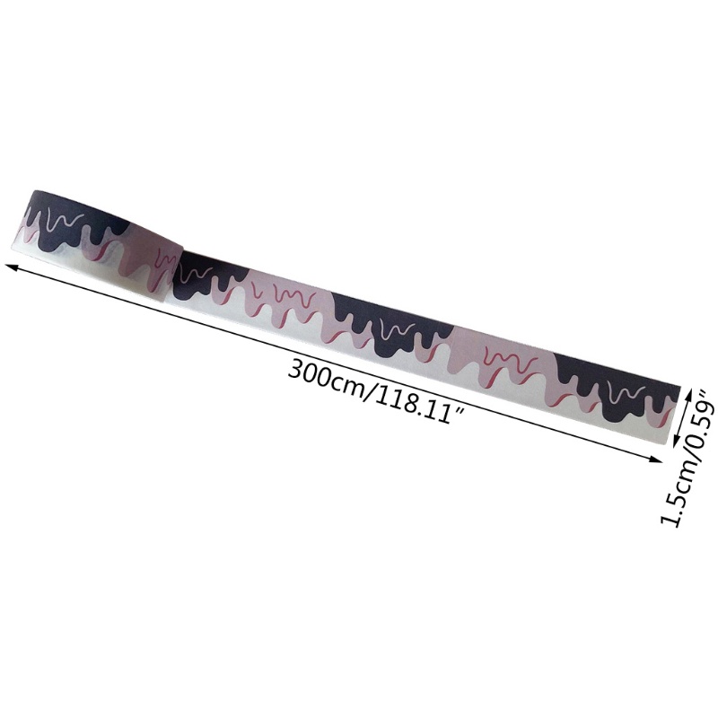 Cuộn Băng Keo Giấy Washi 118 Trang Trí Sổ Tay DIY