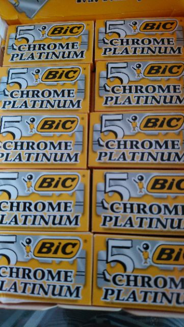 LƯỠI LAM BIC CHROME PLATINUM 5 CÁI/HỘP