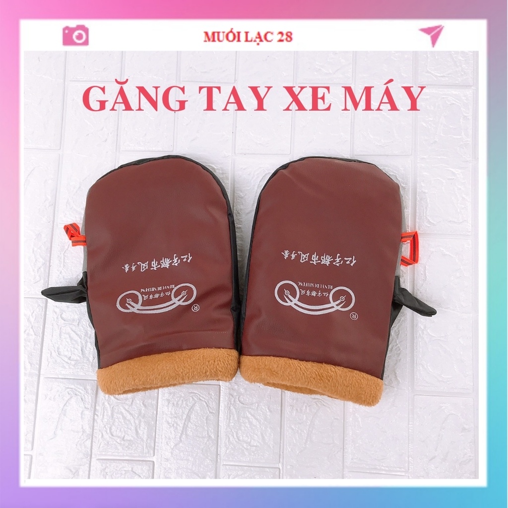 [Mã 155LIFESALE giảm 8% đơn 99K] Găng tay xe máy mùa đông giữ ấm chống nước có lót nỉ cho nam và nữ