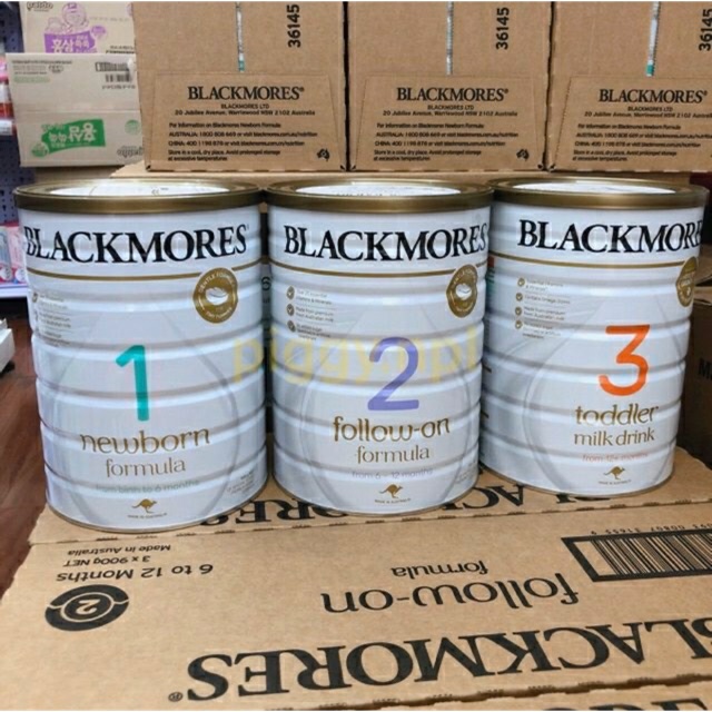 {Date mới}Sữa Blackmore 900gr số 1,2,3 Úc giàu chất dinh dưỡng giúp cho trẻ phát triển toàn diện - Nhùn nhùn baby