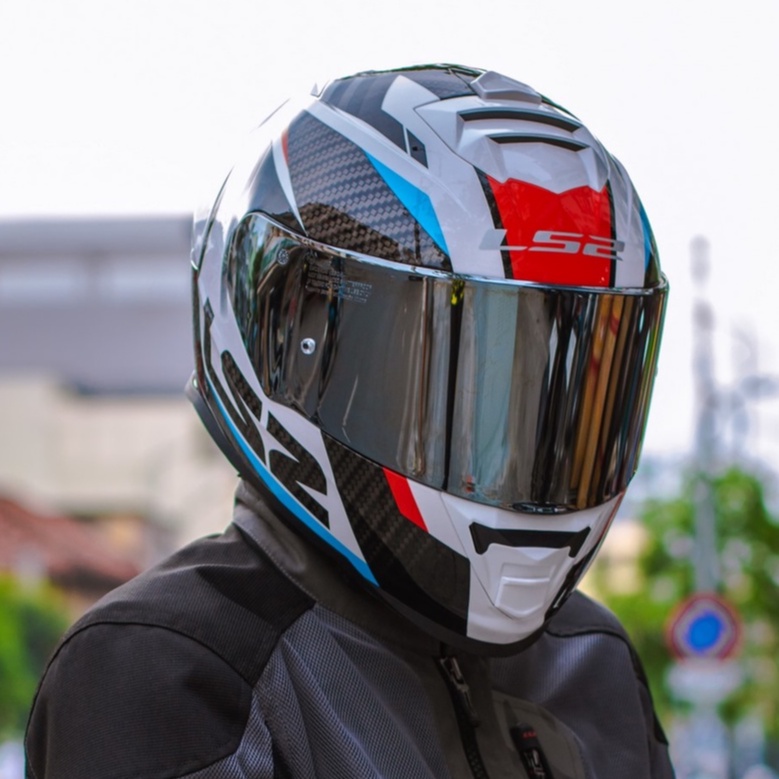 Mũ bảo hiểm Fullface LS2 FF800 Storm 2 kính - BIKER 176 - Mũ bảo hiểm Vũng Tàu