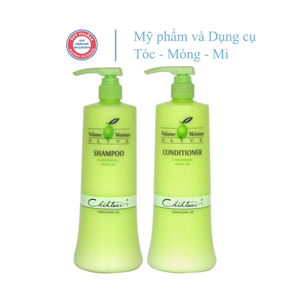 [Hàng chuyên Salon] Dầu gội xả Chihtsai Olive 1000ml