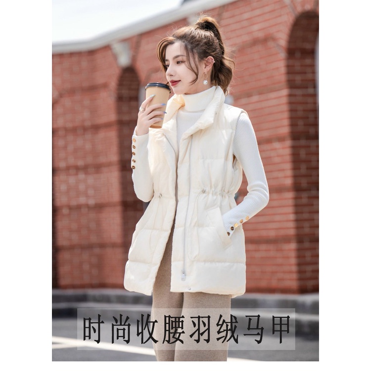 Áo phao gile nữ - Quảng Châu - dáng dài