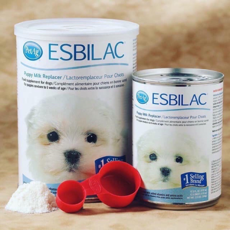 Sữa ESBILAC - Hộp 340g - Bổ Sung Thêm Dinh Dưỡng Cho Chó Con - Giúp Dễ Tiêu Hóa - Ngon Miệng Ở Cún Con-Quốc Hưng vet