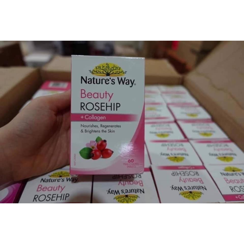 Viên uống trắng da Collagen Beauty Rosehip, Hàng Úc | Thế Giới Skin Care