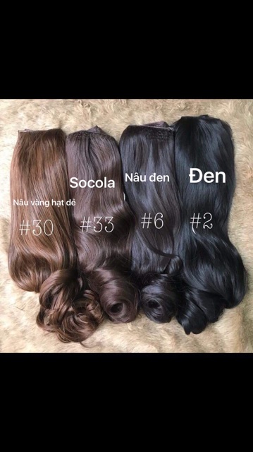 Tóc búi cột xoăn ❤FREESHIP ĐƠN 50k 🥰_Búi tóc xoăn dây cột tóc giả cao cấp