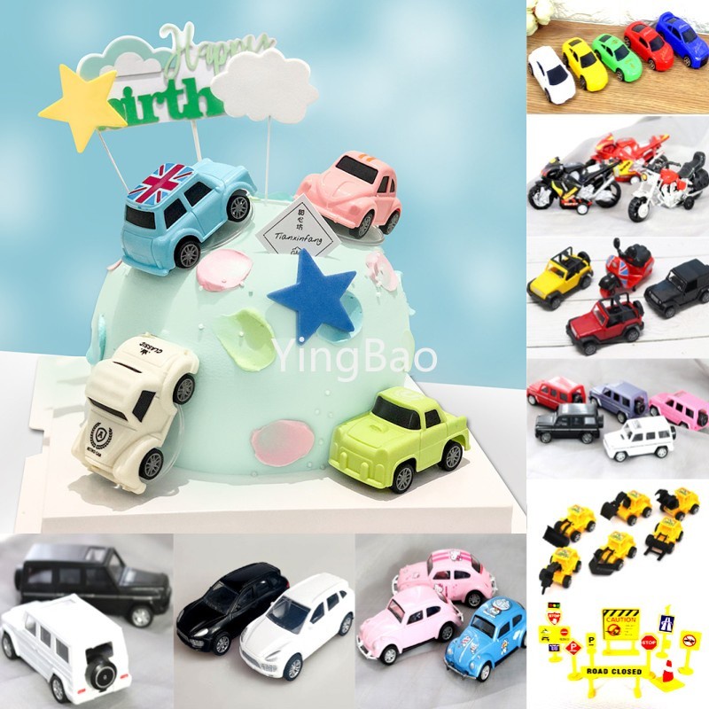 Mô Hình Xe Buýt Dùng Trang Trí Bánh Kem Sinh Nhật Độc Đáo