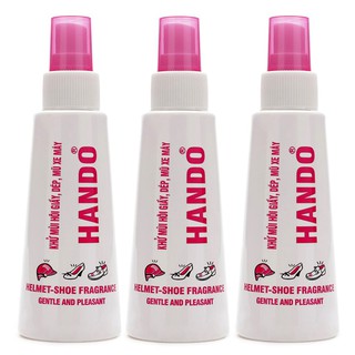 Bộ 3 Chai xịt khử mùi giày dép, mũ bảo hiểm 120ml