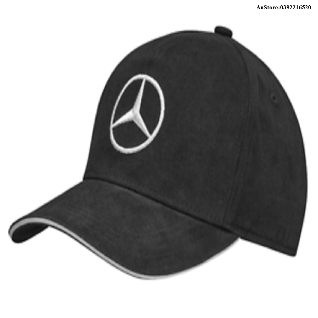 Mũ lưỡi trai nhiều màu hoạ tiết chữ logo thêu dành cho nam và nữ - Nón kết lưỡi trai thêu chữ Mercedes-BenZ