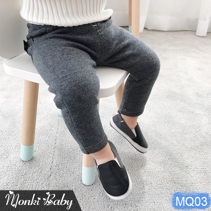 [LẺ SIZE 14-19kg] - Quần nỉ mềm lót lông, dáng jean bò khỏe khoắn, phong cách đẹp, giữ ấm tốt, mẫu mới nhất | MQ03