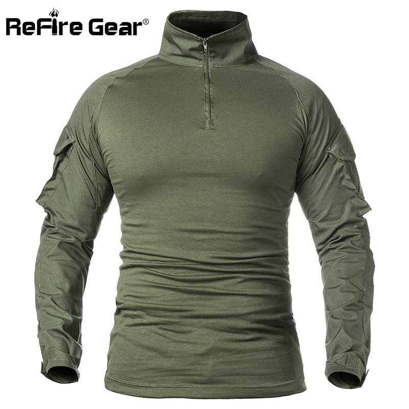 Áo nam Dài Tay Họa Tiết Rằn Ri Quân Đội Cỡ 5XL