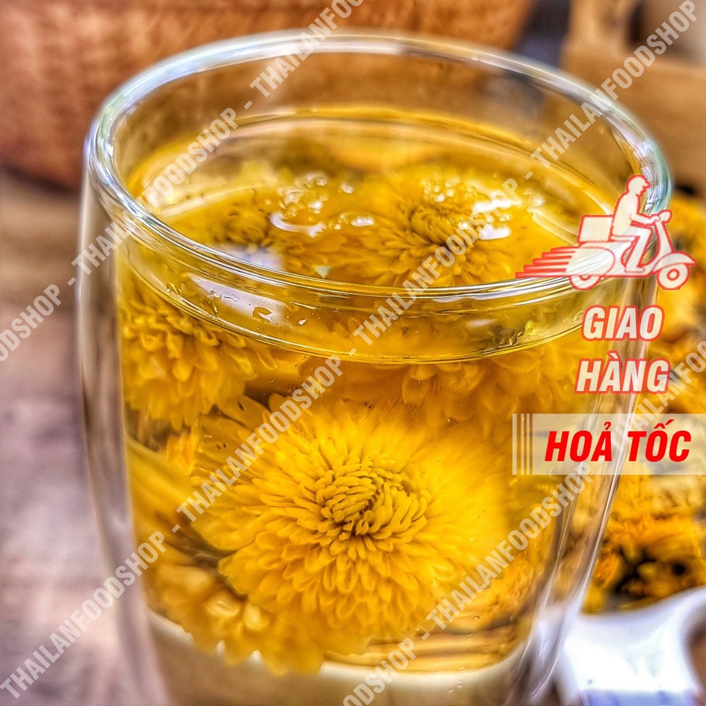 Trà Hoa Cúc Vàng (Hoàng Cúc) Lon 100Gram