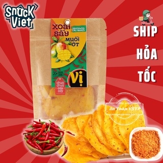 Xoài Sấy Muối Ớt Vị - Túi 100g đồ ăn vặt Sài Gòn cực ngon, cực rẻ 😱