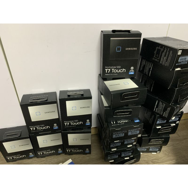 Ổ cứng di động SSD Samsung T7 Touch 500Gb/ 1Tb - Vân tay