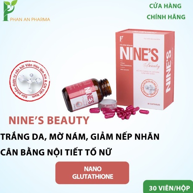 Viên Uống Trắng Da, Mờ Nám, Giảm Nếp Nhăn NiNe's Beauty