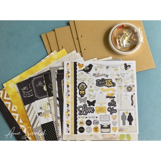 Bộ nguyên liệu tự làm scrapbook