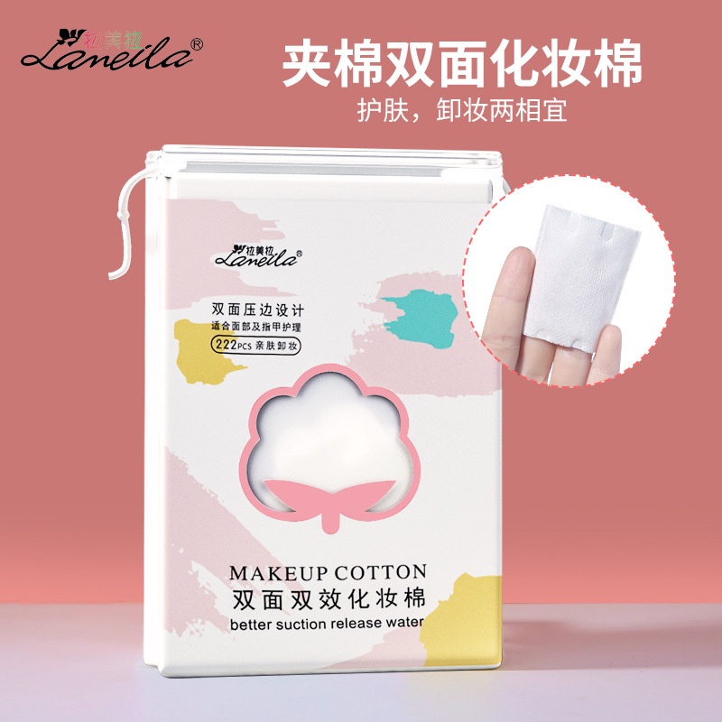 Bông Tẩy Trang 1000 Miếng Lameila - Bông Thấm Toner Nội Địa Trung Cotton Pads - Bông Đắp Toner BTT1000