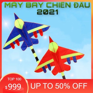 DIỀU - MÁY BAY CHIẾN ĐẤU 2021 + TẶNG CẦM THẢ DIỀU 150 MÉT DÂY  (SHOP DIỀU GIÁ RẺ)