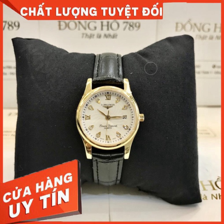 Đồng Hồ Nữ longines Sapphire LG025 Case 28mm Máy Pin Nhật Chống Xước Tuyệt Đối