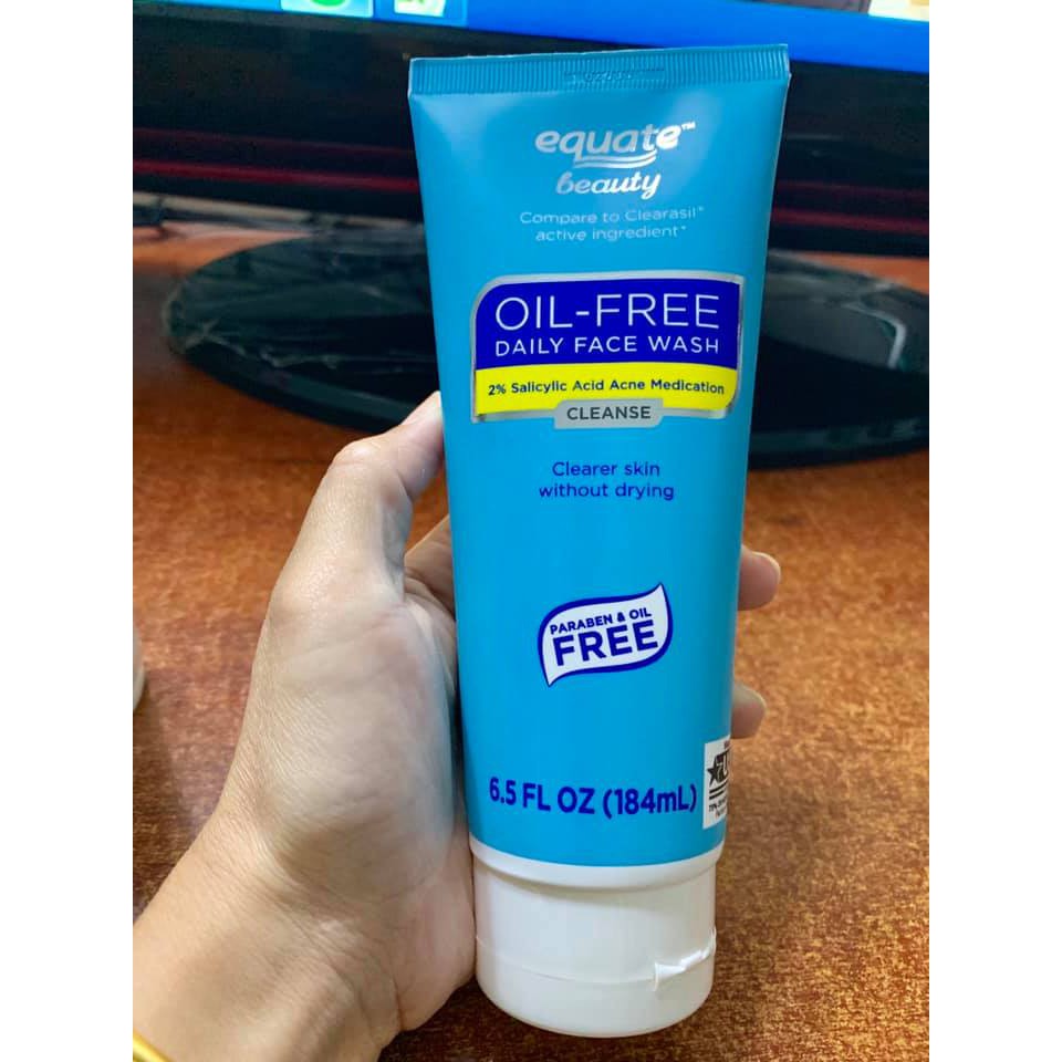 equate daily face wash