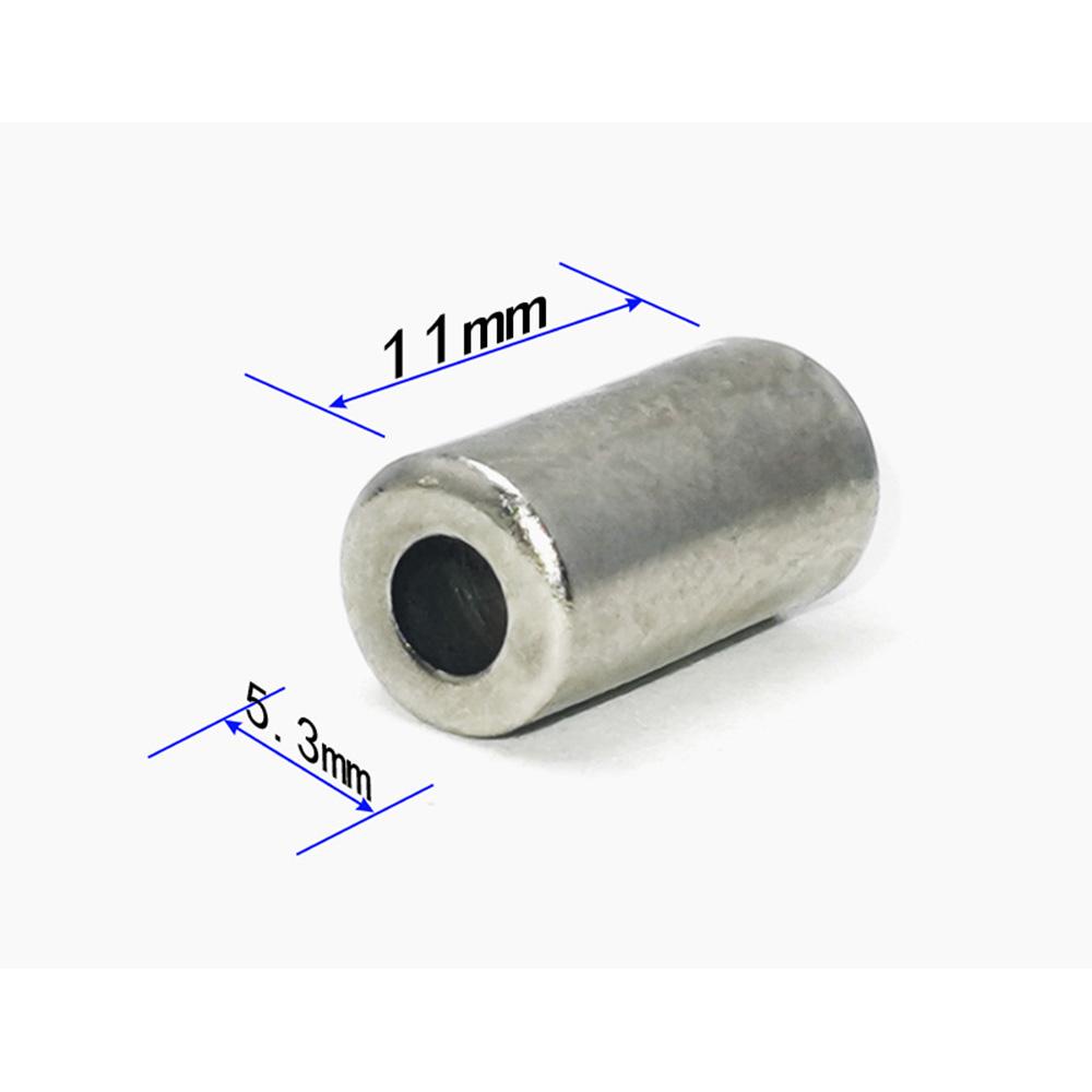 Nắp Gắn Dây Phanh Xe Đạp Bằng Kim Loại 5*10mm Chuyên Dụng Chất Lượng Cao