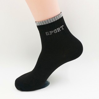 Vớ tất nam cổ cao SPORT thấm hút tốt không xù lông