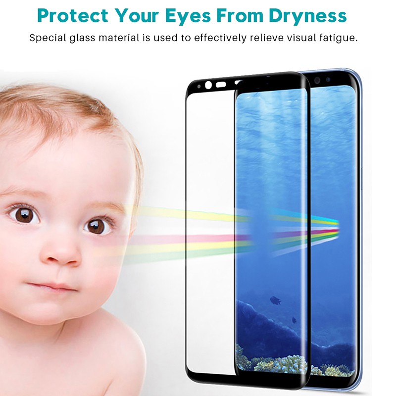 Kính cường lực bảo vệ toàn màn hình cho Samsung S6 S7 S8 S9 S10 S20 FE Pro Lite Plus Edge