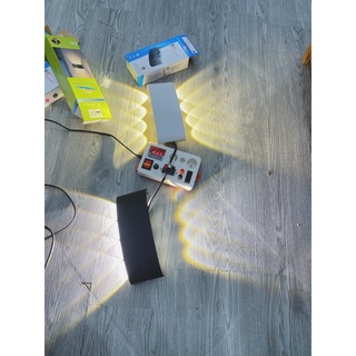 Đèn trang trí hắt tường 2 đầu - 8w chống nước