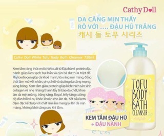 Sữa tắm trắng da Tofu body