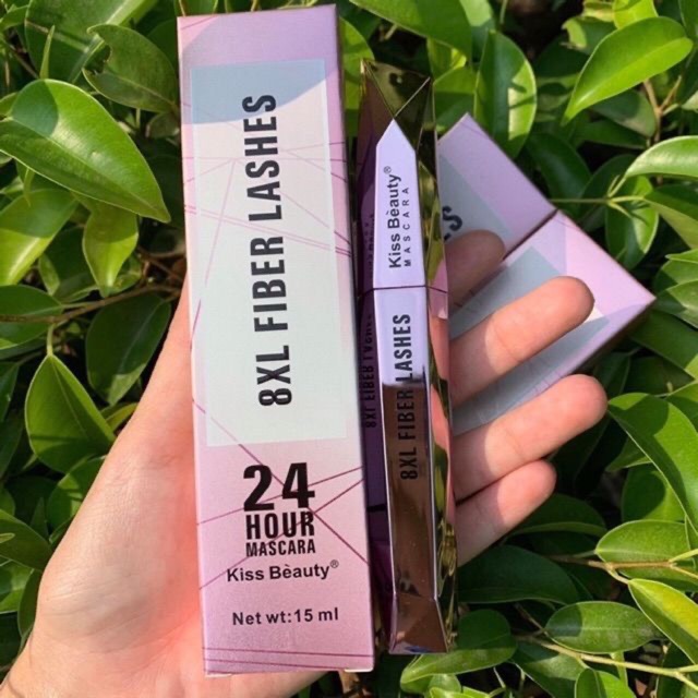 Chải Mascara vỏ hồng làm dày và dài mi của kiss beauty | BigBuy360 - bigbuy360.vn