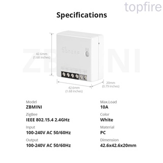 SONOFF Mô Đun Công Tắc Wifi Thông Minh Zbmini Zigbee