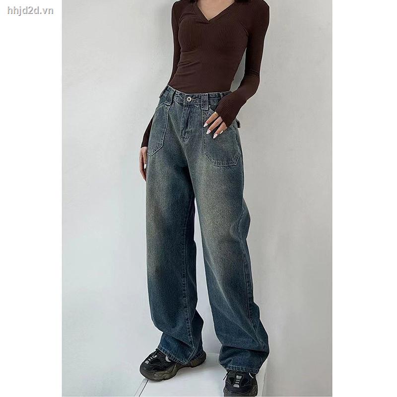 Quần Yếm Jeans Lưng Cao Dáng Ôm Cài Khóa Phong Cách Nhật Bản Anjitt2022