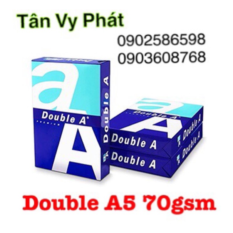 Double A5 70gsm