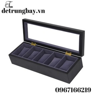 Hộp Đựng Đồng Hồ 5 Chiếc Vỏ Gỗ