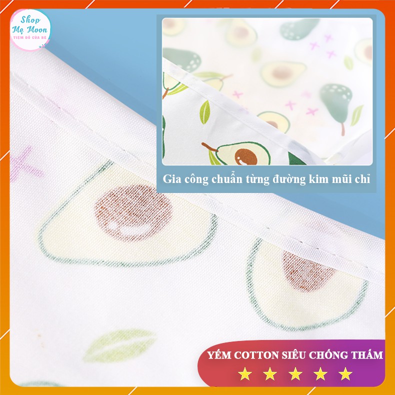 Yếm vải Cotton Cho Bé Siêu Chống Thấm - Cực Nhẹ - Cực Thoáng Mát