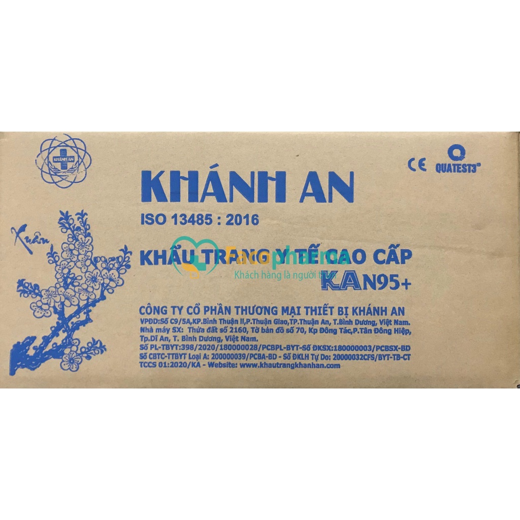 Combo 20 Hộp khẩu trang N95 cao cấp khánh an KAKAN95TET