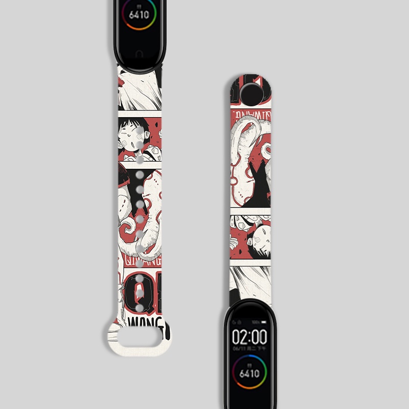 Dây Đeo Thay Thế Họa Tiết Hoạt Hình Cho xiaomi band 7 xiaomi Mi band 7 6 5 4 3 xiaomi band 5 miband 6 miband 4
