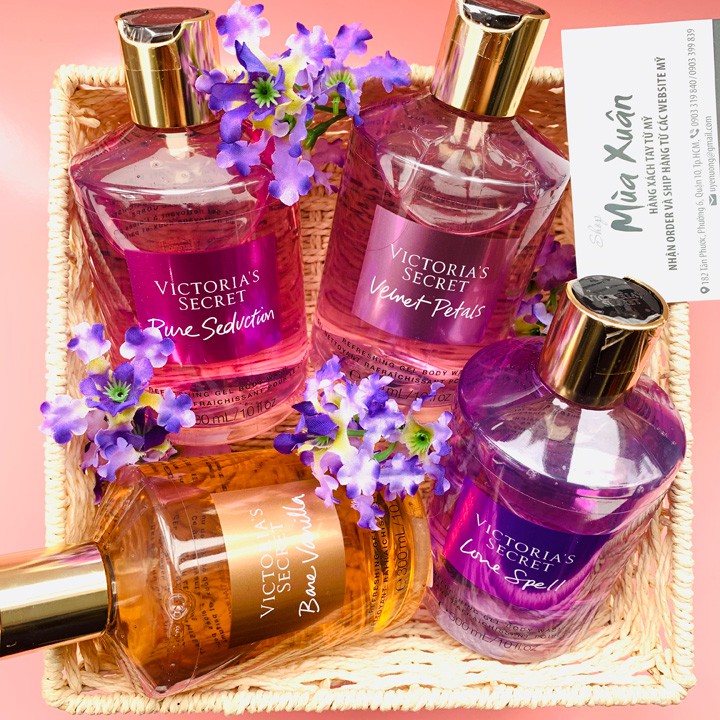 Gel tắm Victoria's Secret 300ml - NHIỀU MÙI
