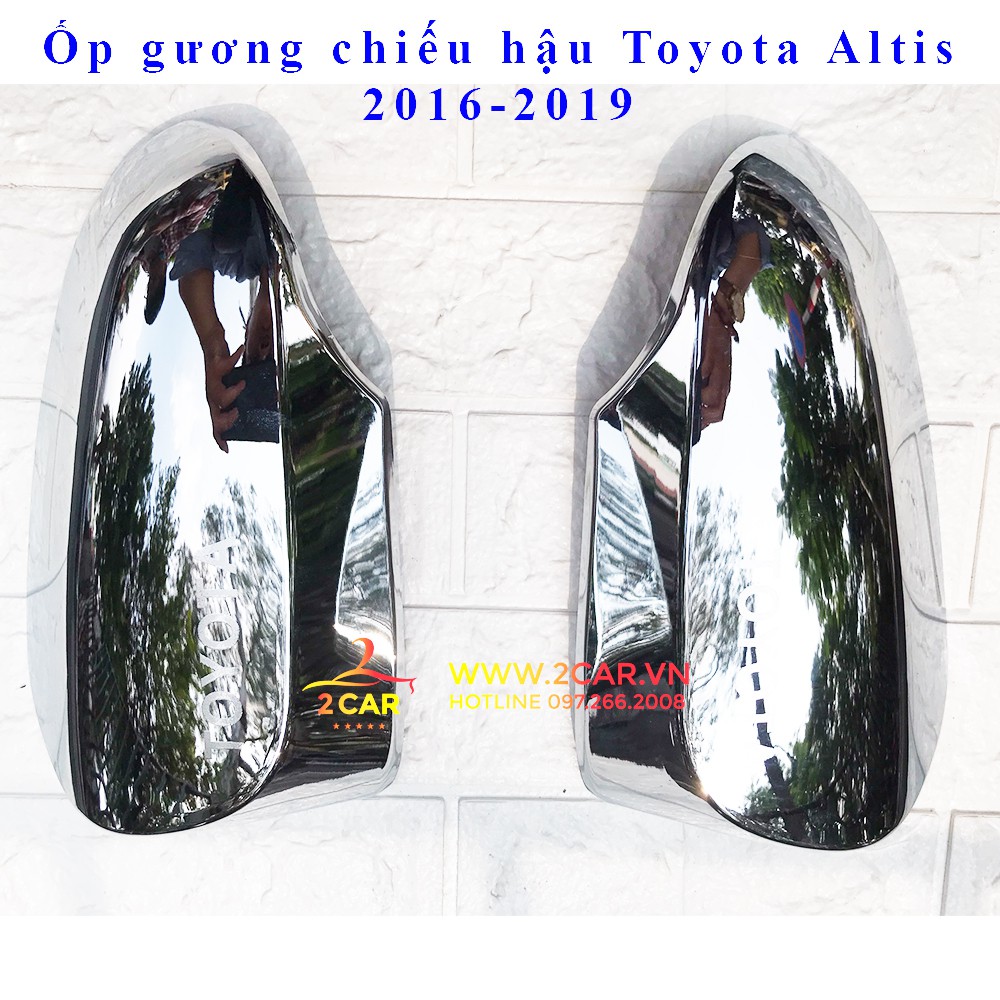 Ốp gương chiếu hậu xe Toyota Altis 2014 - 2021 - 1 bộ 2 gương