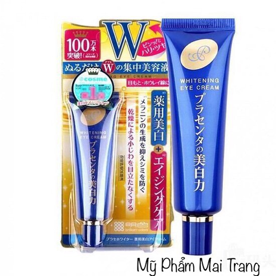 Kem xóa nhăn mắt thâm quầng mắt meishoku whitening eye cream Nhật Bản đánh tan bọng mắt.100% Hàng chính hãng.