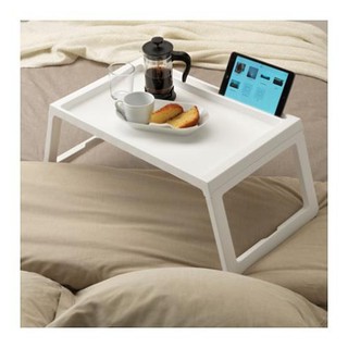 Bàn ăn gấp trên giường klipsk ikea - 2 màu